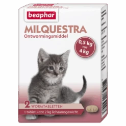 Beaphar Beaphar Milquestra Wormtabletten Kat -Dierengezondheidswinkel beaphar beaphar milquestra wormtabletten kat 2