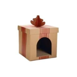 Beeztees Beeztees Kartonnen Kattenhuis Kerstcadeau - 36 Cm -Dierengezondheidswinkel beeztees beeztees kartonnen kattenhuis kerstcadeau 2
