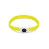 Beeztees Brede LED Halsband Hond - Verstelbaar - 65 X 2.5 Cm - Geel - Lichtgevende Halsband