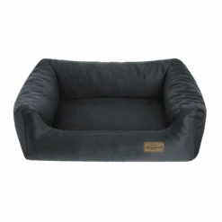 D-tails Hondenmand Velvet - Zwart -Dierengezondheidswinkel d tails hondenmand velvet zwart 1