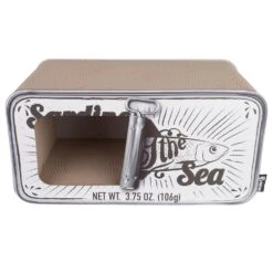 District 70 District 70 SARDINE Cardboard Krabkarton Wit - 60x30x30 Cm -Dierengezondheidswinkel district 70 district 70 sardine cardboard krabkart 5