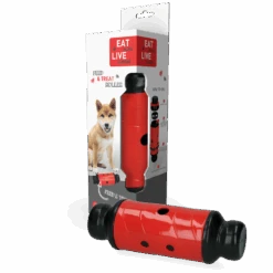 Eat Slow Live Longer Feed And Treat Roller - Rood - L - 23 X ø 8 Cm