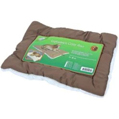 Gebr. De Boon Boon Ligkussen Cozy Duo - Bruin-Wit -Dierengezondheidswinkel gebr de boon boon ligkussen cozy duo bruin wit 1