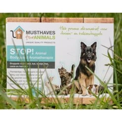 STOP! Animal Bodyguard STOP! Animal Bodyguard Aromatherapie - 4x8 Ml -Dierengezondheidswinkel stop animal bodyguard stop animal bodyguard aromat 2