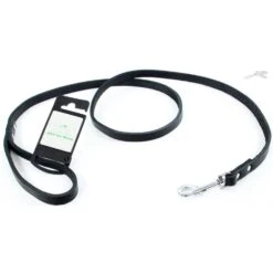 Tijssen Hondenriem Vetleer Zwart -Dierengezondheidswinkel tijssen hondenriem vetleer zwart 2