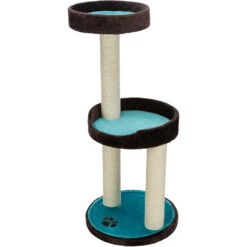 Trixie Trixie Krabpaal Lugo - 45 Cm Grondvlak - Bruin-Turquoise