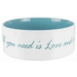 Trixie Voer- En Waterbak Steen - Pet's Home - Blauw - 1.4 L - 20 Cm -Dierengezondheidswinkel trixie voer en waterbak steen pets home blauw 14 l 3