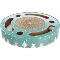 Trixie Xmas Krabkarton Met Speelgoed - Kerst Kattenspeelgoed - 33 X 5 Cm -Dierengezondheidswinkel trixie xmas krabkarton met speelgoed kerst kattens 3